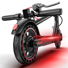 Electric Scooter Adults, Up to 21 MPH, Folding E-Scooter Built-in Side Lights