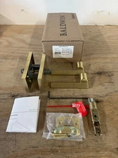 Baldwin PVSQUCFR044 Square Privacy Door Lever Set *READ*