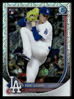 2025 Bowman Chrome - Mojo Refractors #12 Roki Sasaki