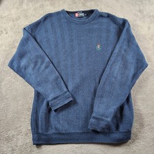 Vintage Chaps Ralph Lauren Hand Framed Chunky Knit Sweater Mens size L Large 90s