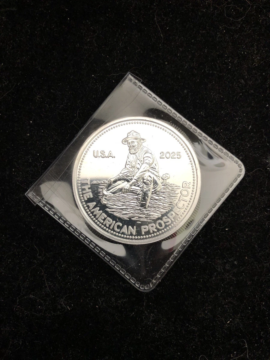 1 Oz Engelhard Prospector Silver Round for sale | eBay
