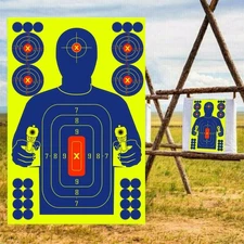 12x18" Large Shooting Targets Gun Rifle Reactive Exercise Splatter Paper Target