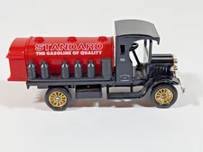 Lledo Standard Oil Red Crown Gasoline black diecast truck.