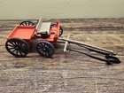 Vintage Playmobil Western 3587 Buckboard Wagon Horse Carriage Incomplete