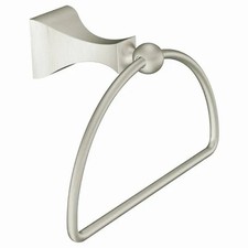 MOEN Retreat Towel Ring in Spot Resist Brushed Nickel DN8386BN