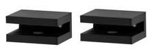 Alno A8455 Contemporary II 1-3/4 Inch Shelf Bracket - Pair - Bronze