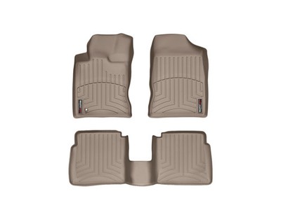 WeatherTech FloorLiner for 2001-2004 Chrysler PT Cruiser - 1st & 2nd Row, Tan