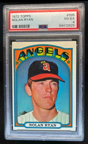 1972 Topps Nolan Ryan #595 PSA 4