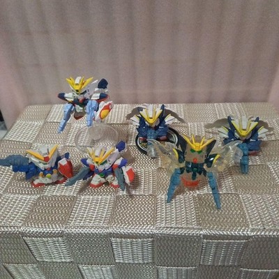 Bandai Wing Gundam Zero Custom SD Full Color Stage Figure Capsule Toy