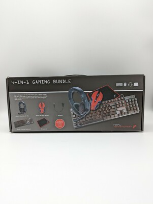 TekNmotion Nibiru 4-In-1 Gaming Bundle: Keyboard, Mouse, Headset, Mousepad - PC
