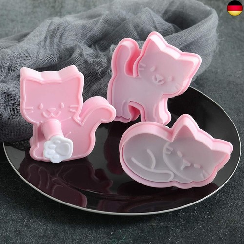 OBR KING Ausstechformen Katze Keksstempel Kunststoff Keksausstecher Set Tiere - Bild 7 von 8