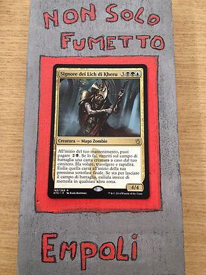 MTG HERR DER LICH VON KHERU - KHERU LICH LORD - MINT KHAN DI TARKIR ITA