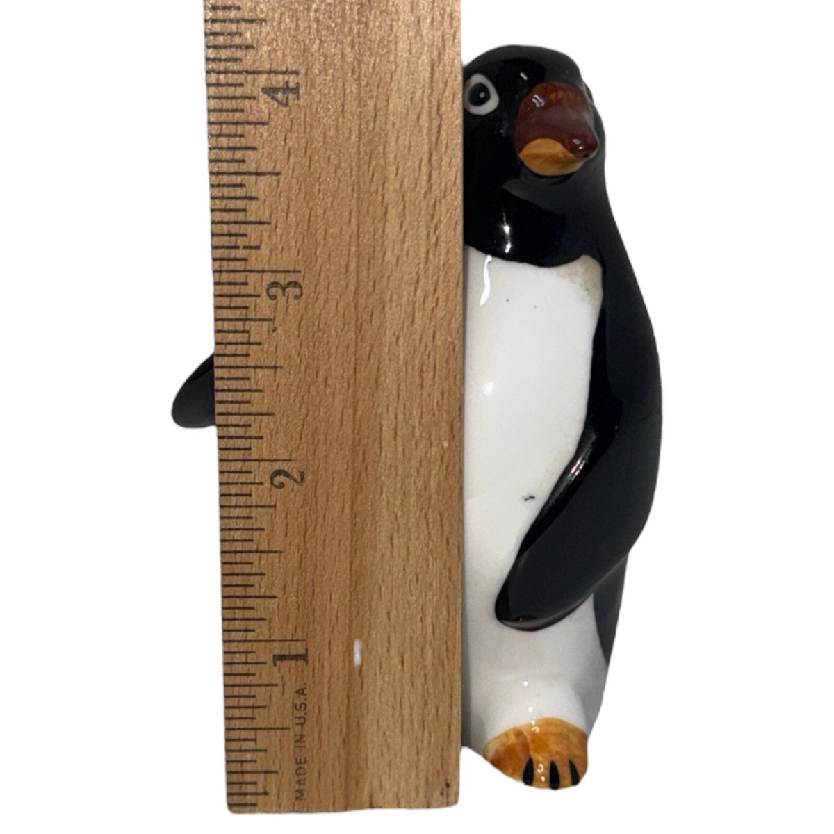 Vintage Enesco Penguin Collection Porcelain Figurine 1987 Animal