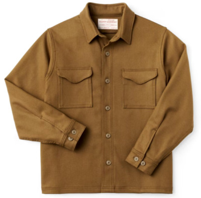 Filson Wool Jac Shirt 20251028 MADE IN USA Dark Tan Khaki Bronze