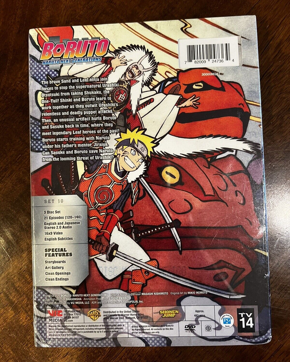 Boruto: Naruto Next Generations: Boruto Back in Time (DVD, 2017