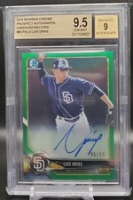 Luis Urias 2018 Bowman Chrome Auto Green Refractor Rookie BCPALU #96/99 BGS 9.5