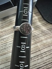 Superb Sterling Silver Druzy ring size 7, different colors in druzy  Free Ship
