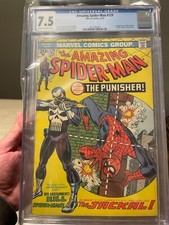 Amazing Spider-Man #129 CGC graded 7.5, First Appearance of The Punisher!