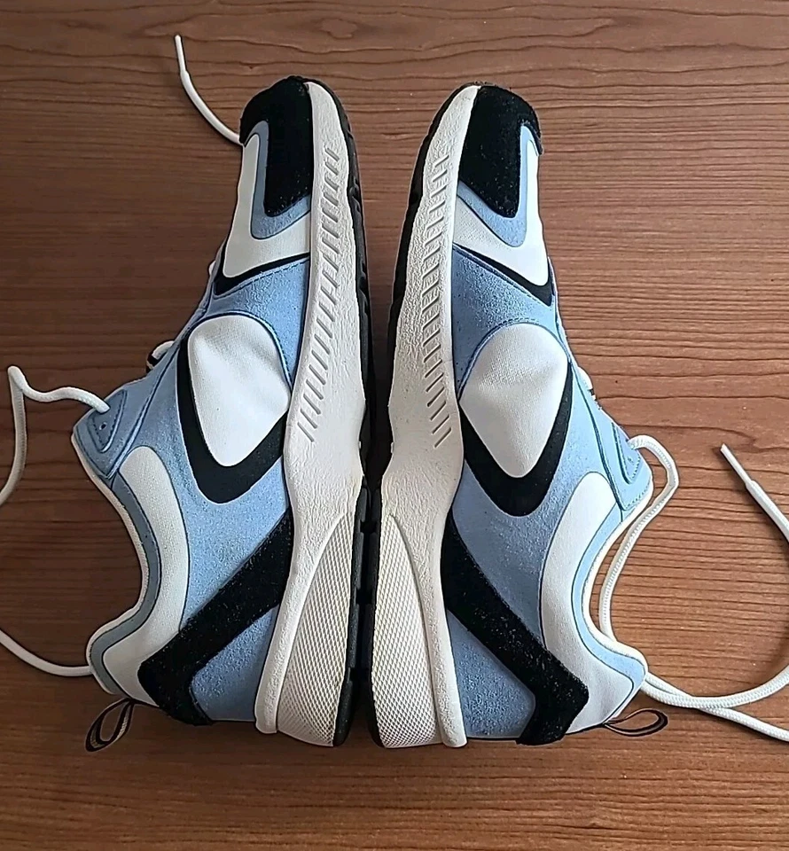 Easy Spirit Level 1 Walk Run Women's Size 8.5 White Blue Lace Up Shoes Sneakers - Image 3 of 4