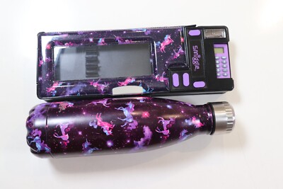 SMIGGLE UNICORN GALAXY POP OUT PENCIL CASE 500ML WATER BOTTLE