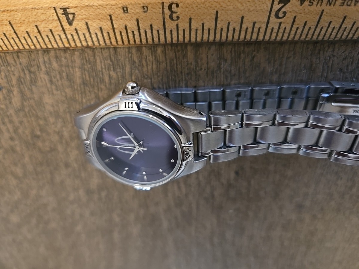 SWEDA McDonald's Employee Women's Watch Stainless Blue Dial Never