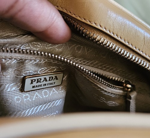 Women's Prada High-End Tan Leather Handbag (LIMITED EDITION) - Picture 10 of 17