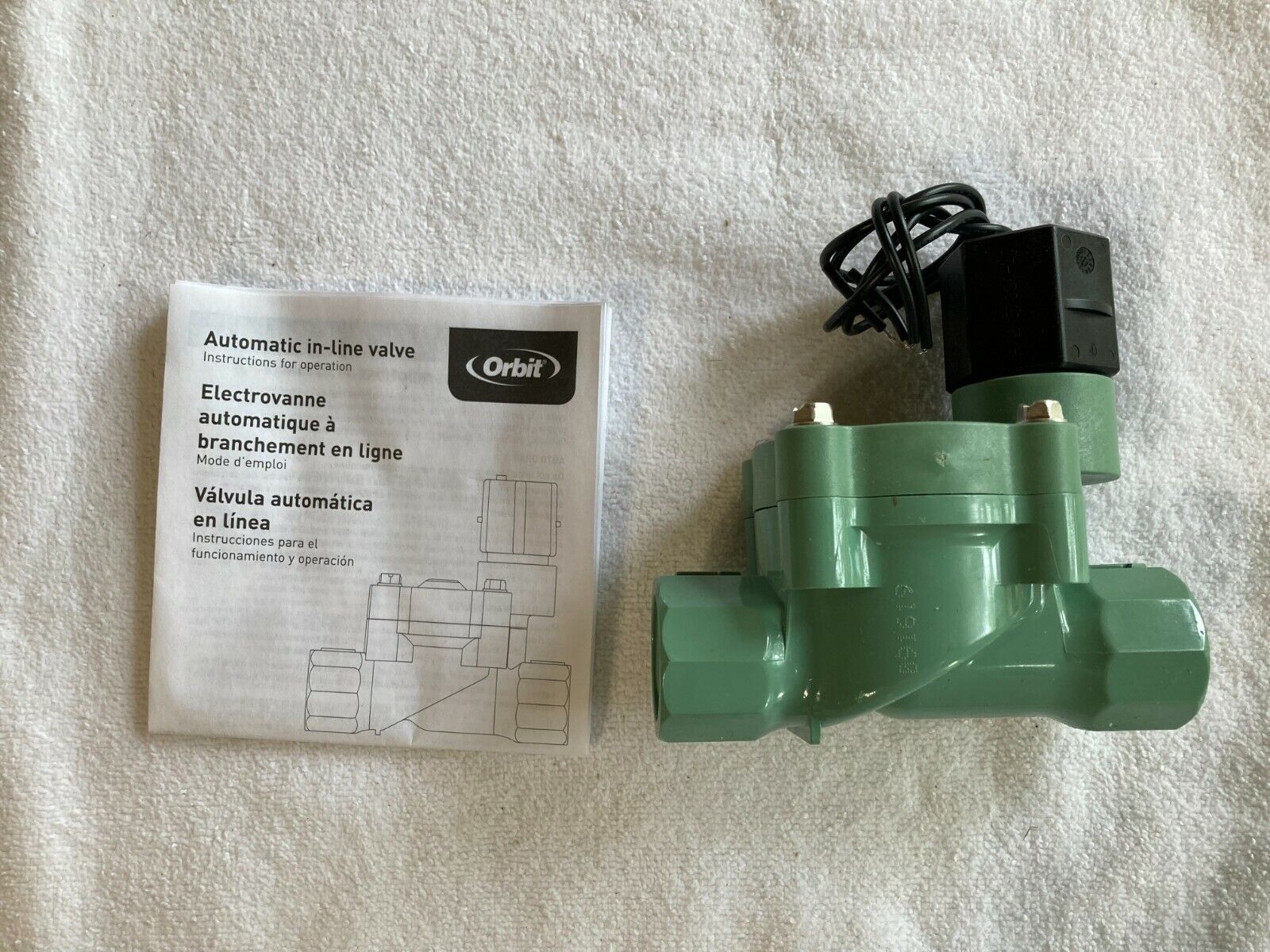 Orbit Female Pipe Threaded Auto Inline Sprinkler Valve 3 4 1 For Sale Online Ebay