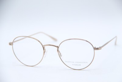NEW BARTON PERREIRA LANGSTON ROG GOLD AUTHENTIC FRAME EYEGLASSES 50-23