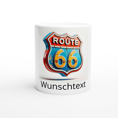 Route 66 Kaffeebecher, Teetasse, Becher Coffeecup