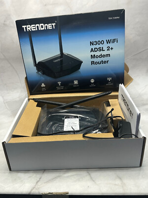 TRENDnet N300 WiFi ADSL 2+ Modem Router TEW-723BRM