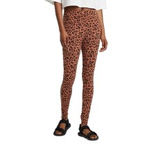 Wild Fable Brown Leopard Animal Print High Waist Ankle Leggings - Size Small 4/6