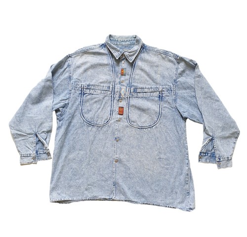 Indi Luxe Selfie Leslie Denim Shirt Dress Button Front Size L 8/10 | eBay