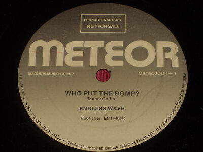 Endless Wave     Who Put The Bomp  1984  PROMO   UK  7''  EX