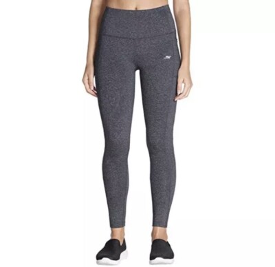 Skechers Go Walk High Waisted Full Length Leggings Charcoal