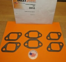 1949 1950 1951 CADILLAC 331 V8 SERIES 60 61 62 EXHAUST MANIFOLD GASKET SET 3512