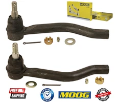 Front Outer Steering Tie Rod End PREMIUM Moog 2PCS Set For 09-18 Nissan Maxima