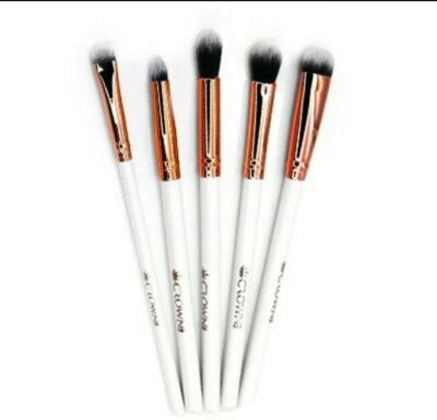 Crown ''All Eyes On You'' 5 Piece Luxe Brush Set Makeup Brand New 100% Vegan NIB