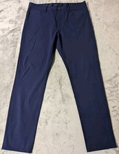 Vineyard Vines Performance Pants Mens 35x32 Navy Golf Stretch Chino Activewear