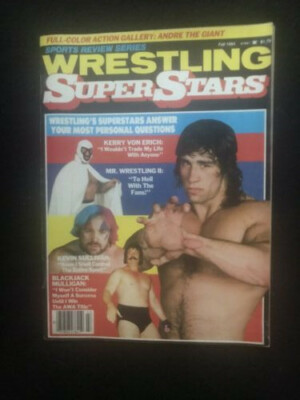 Vintage Pro Wrestling SuperStars Fall 84 Kerry Von Erich Kevin Sullivan Andre