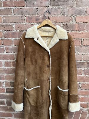 1980s NICOLE FARHI mouton coat UK