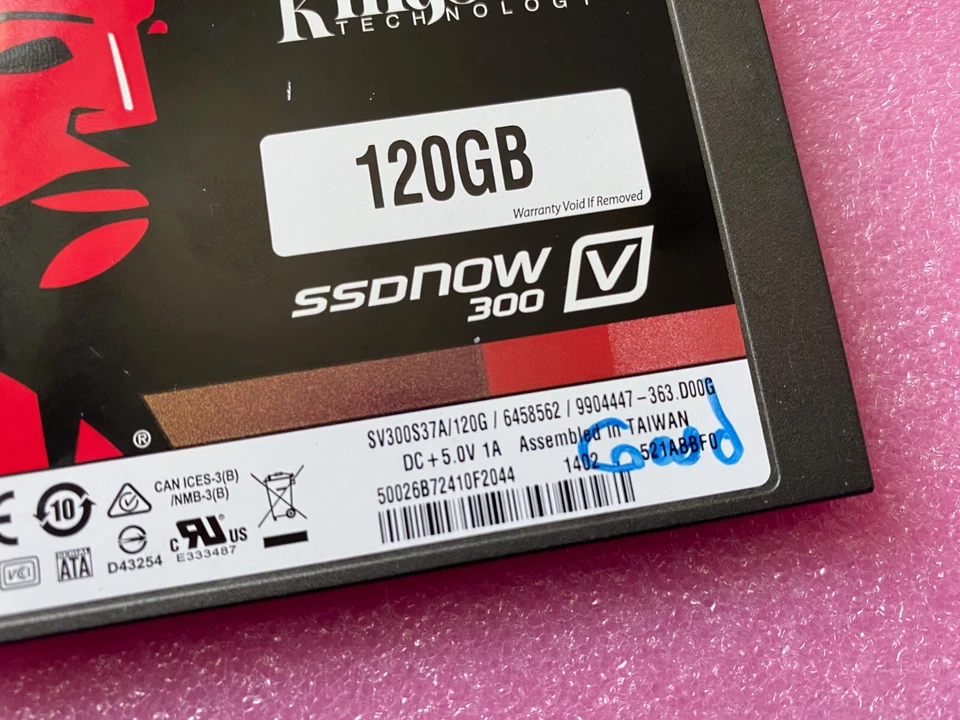 Kingston SV300S37A/120GB SSDNow V300 120GB Internal SSD 2.5" SSD Solid State - Image 2 of 3