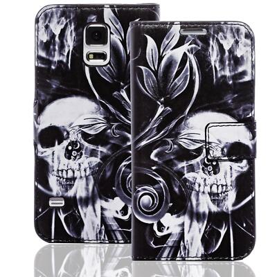 Handy Hülle für Samsung Galaxy S3 Mini Schutz Hülle Motiv Klapp Tasche QBY-003
