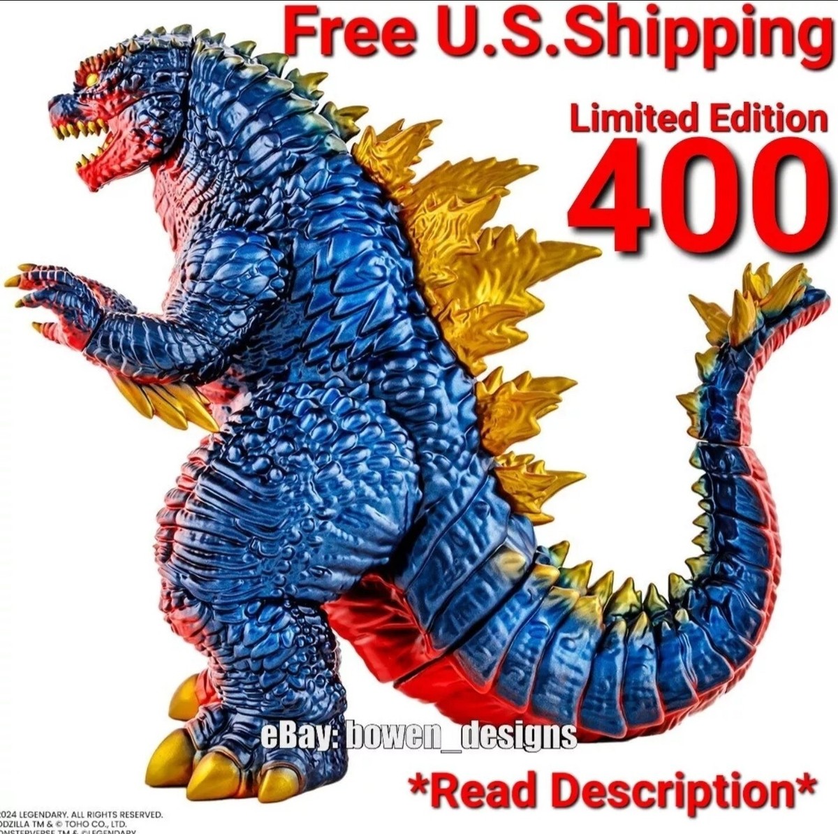 Mondo Godzilla x Kong: The New Empire - Godzilla Soft Vinyl