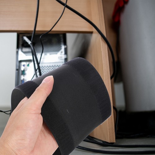 2 Pcs Drahtgehäuseklettverpackung Kabelschutz Netzkabelabdeckung - Afbeelding 11 van 12