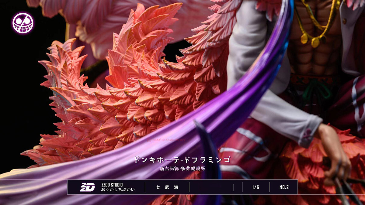 ZZDD Studio Joker One Piece Donquixote Doflamingo 1/6 Resin Model 