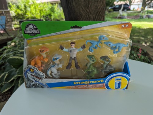 Fisher Price Imaginext Jurassic World Raptor Trainer Owen Set de Regalo - 2021 - Nuevo - Imagen 11 de 11