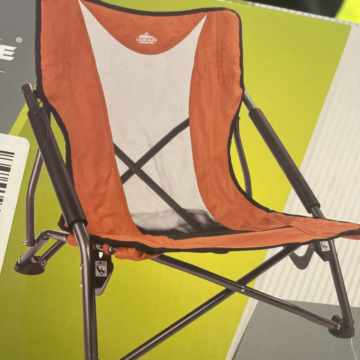 Cascade mountain tech compact low online profile outdoor folding camp chair