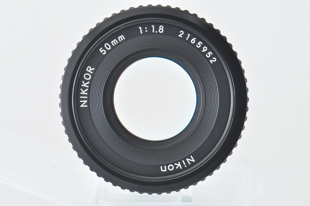Nikon Ai-S AIS Nikkor 50mm f1.8 MF Pancake Prime Lens Fmount JAPAN