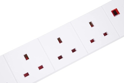 UK Extension Lead Cable Electric Mains Power 4 Gang Way Plug Socket 1,2,10 meter - Picture 8 of 15