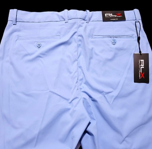 RLX Ralph Lauren Golf Heather Weight Cypress 34x32 Classic Fit Blue Pants $125 - Picture 2 of 10